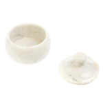 Сахарница из натурального камня Мрамор Белый Stone Sugar Bowls варинант исполнения - 3 | Loft Concept в Волгограде