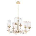 Люстра с 9-ю цилиндрическими стеклянными плафонами Jeanette варинант исполнения - 1 | Loft Concept в Волгограде