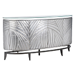 Комод фактурный серебристый с дверцами Silver Chest of Drawers варинант исполнения - 1 | Loft Concept в Волгограде