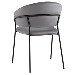 Стул в велюре серого цвета Horizon варинант исполнения - 5 | Loft Concept в Волгограде