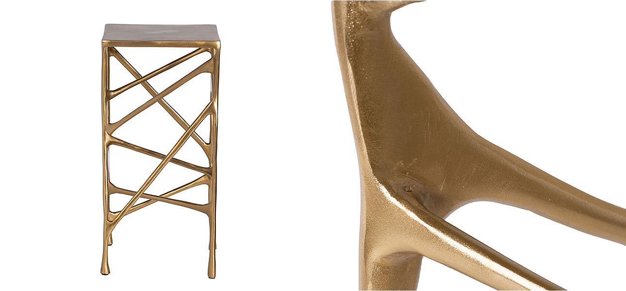 Столик журнальный Origania gold Столик журнальный Origania gold - Loft-Concept в Волгограде