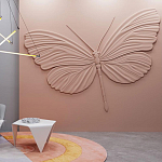 Барельеф BUTTERFLY варинант исполнения - 2 | Loft Concept в Волгограде