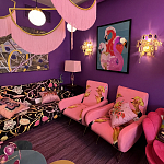 Картина Фламинго вышивка бисер Flamingo Beaded Wall Art варинант исполнения - 1 | Loft Concept в Волгограде