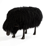 Банкетка Овечка черная Sheep Bench Black head down варинант исполнения - 2 | Loft Concept в Волгограде