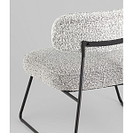 Кресло лаунж Kate букле серый варинант исполнения - 3 | Loft Concept в Волгограде