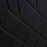 Комод черный округлой формы с рельефным фасадом Black Cut варинант исполнения - 5 | Loft Concept в Волгограде