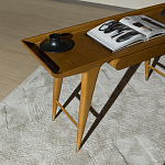 Дизайнерский рабочий стол из массива дерева Gio Ponti D.847.1 Writing Desk варинант исполнения - 6 | Loft Concept в Волгограде