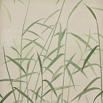 Обои ручная роспись Wild Grasses Special Colourway on Bleached Silver slub silk варинант исполнения - 2 | Loft Concept в Волгограде