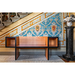 Дизайнерская скамейка  Canton  Beech and Black Bench варинант исполнения - 5 | Loft Concept в Волгограде