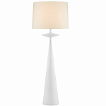 Торшер белый с фигурным каркасом Bleached Element варинант исполнения - 1 | Loft Concept в Волгограде