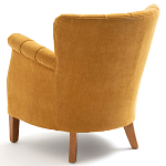 Кресло велюровое на ножках из массива ясеня Jessie Armchair варинант исполнения - 4 | Loft Concept в Волгограде