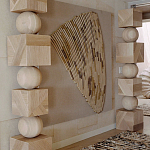 Декор настенный в Эко стиле рафия Malibu wall panel варинант исполнения - 1 | Loft Concept в Волгограде