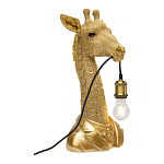 Настольная лампа в детскую Жираф в золотом костюме варинант исполнения - 1 | Loft Concept в Волгограде