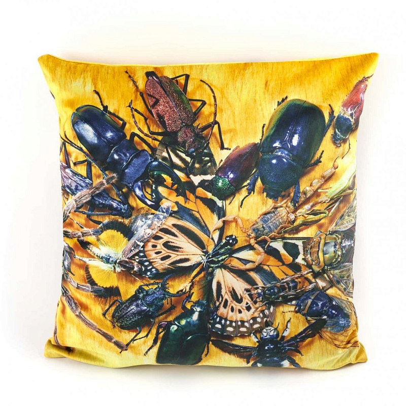 Подушка Seletti Cushion Insects Toiletpaper Желтый Подушка Seletti Cushion Insects Toiletpaper Желтый в Волгограде | Loft Concept