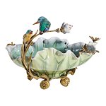 Чаша в виде листка лотоса с птицами Eden Garden варинант исполнения - 4 | Loft Concept в Волгограде