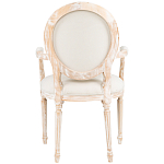 Стул с подлокотниками из массива бука бежевый Solid Luxury варинант исполнения - 2 | Loft Concept в Волгограде