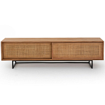 ТВ-тумба из массива тика Busto TV Stand варинант исполнения - 1 | Loft Concept в Волгограде