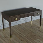 Письменный стол Elsa Dreams Walnut Шпон дерево с двумя ящиками варинант исполнения - 2 | Loft Concept в Волгограде