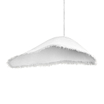 Подвесной светильник с асимметричным волнообразным абажуром и фактурной бахромой по краю Tactile Line варинант исполнения - 10 | Loft Concept в Волгограде