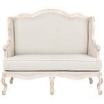 Диван двухместный из массива бука бежевый Solid Luxury варинант исполнения - 1 | Loft Concept в Волгограде