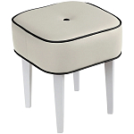 Квадратный мягкий пуф на белых ножках Winton Pouf Square варинант исполнения - 21 | Loft Concept в Волгограде