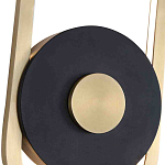 Бра с овальной рамойцвета латунь и черным кругом в центре Midnight Orbit варинант исполнения - 2 | Loft Concept в Волгограде