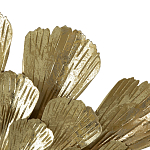 Зеркало круглое настенное в металлической раме Sunny Golden Petals варинант исполнения - 5 | Loft Concept в Волгограде