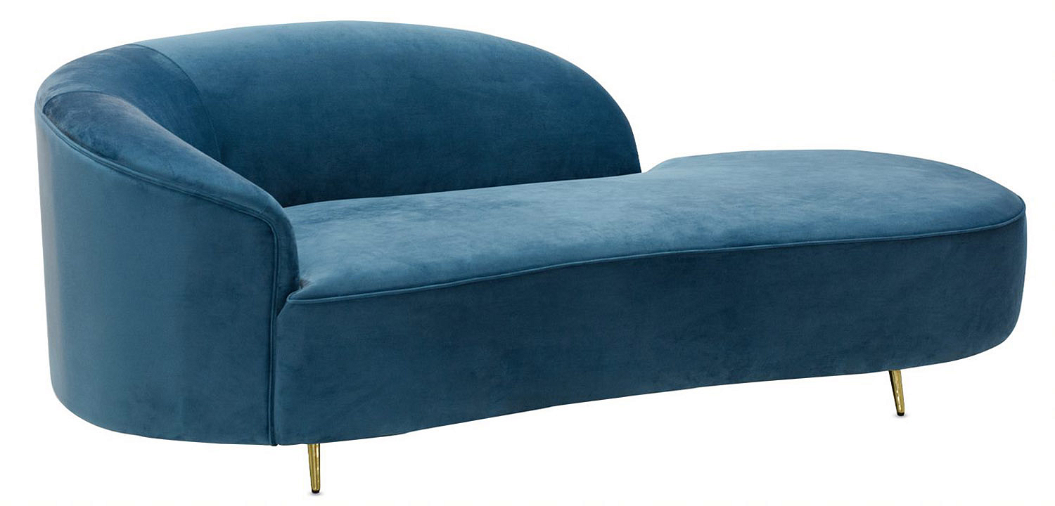 Диван Salvaire Lounge Sofa blue Диван Salvaire Lounge Sofa blue - Loft-Concept в Волгограде