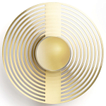 Бра в виде металлического диска Amadis Gold Wall Lamp варинант исполнения - 3 | Loft Concept в Волгограде