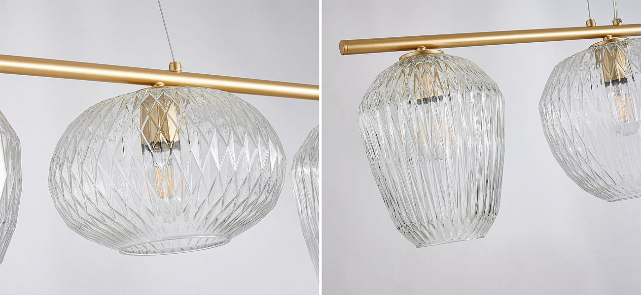 Люстра Foscarini c Прозрачными Плафонами Люстра Foscarini c Прозрачными Плафонами - Loft-Concept в Волгограде