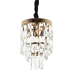 Подвесной светильник с прямоугольными хрустальными подвесками Lunet Crystal Rectangulars Pendant Light 2 варинант исполнения - 1 | Loft Concept в Волгограде