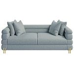 Дизайнерский Диван Lancaster Серо-голубое букле варинант исполнения - 3 | Loft Concept в Волгограде