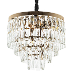 Люстра с прямоугольными хрустальными подвесками Lunet Crystal Rectangulars Chandelier 6 варинант исполнения - 1 | Loft Concept в Волгограде