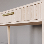 Элегантная Консоль Primo с выдвижным ящиком Светлый дуб варинант исполнения - 3 | Loft Concept в Волгограде