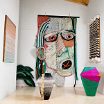 Арт-Объект плетеный из нитей большой портрет Joana Schneider  варинант исполнения - 1 | Loft Concept в Волгограде