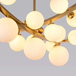 Люстра подвесная фигурная с белыми лампами в форме шара Felicitat варинант исполнения - 3 | Loft Concept в Волгограде