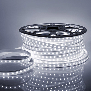 Светодиодная влагозащищенная лента 6W/m 60LED/m 2835SMD холодный белый 50M