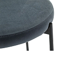 Стул металлический с мягкой спинкой и сиденьем из велюра Alfie Chair варинант исполнения - 7 | Loft Concept в Волгограде