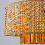 Подвесной светильник с абажуром из плтеного бамбука Light Inside the Cell варинант исполнения - 4 | Loft Concept в Волгограде