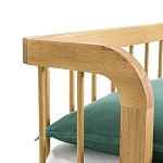 Кровать из массива дуба с пружинным блоком Mateta варинант исполнения - 6 | Loft Concept в Волгограде