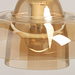 Подвесной светильник с двухъярусным плафоном цвета янтарь Honey Layer варинант исполнения - 8 | Loft Concept в Волгограде