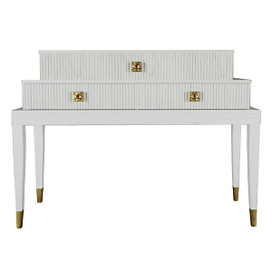 Премиальная Консоль с тремя ящиками Elsa Dreams White