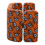 Акцентный Двухместный Диван Leela Оранжевый Орнамент варинант исполнения - 4 | Loft Concept в Волгограде