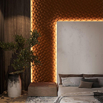 Гипсовая 3D Панель M-43 варинант исполнения - 1 | Loft Concept в Волгограде