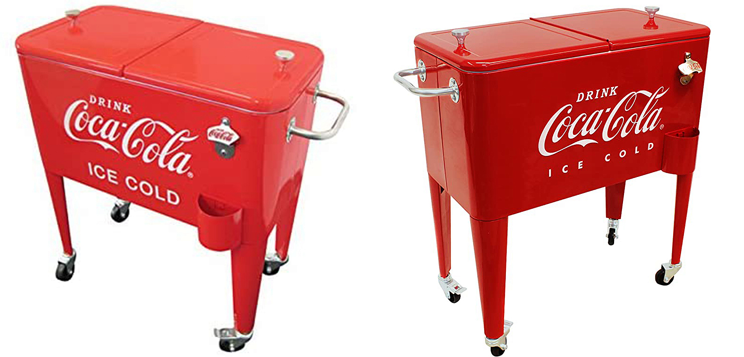 Куллер Retro Metal Coca-Cola Cooler Red Куллер Retro Metal Coca-Cola Cooler Red - Loft-Concept в Волгограде