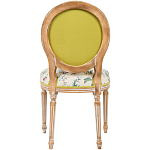 Стул из массива бука бежевый с изображением птиц и цветов Beige Green Chinoiserie Birds Garden Chair варинант исполнения - 2 | Loft Concept в Волгограде