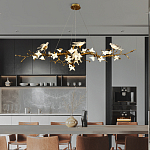 Люстра в виде золотой ветки с цветами и птичками Marvelous Garden варинант исполнения - 6 | Loft Concept в Волгограде