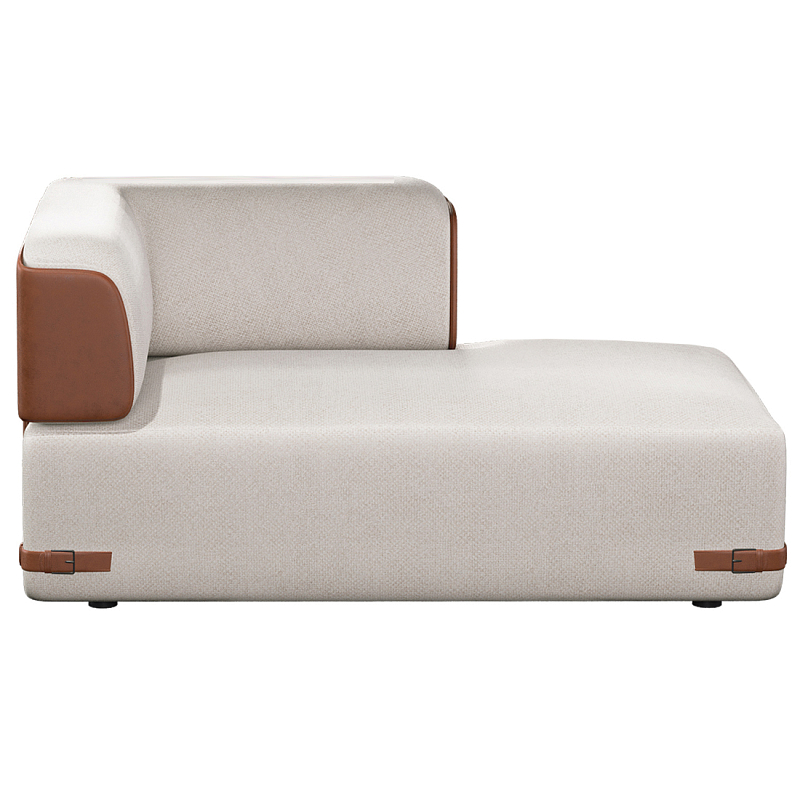 Кушетка Richmond  Молочный Коричневый в Волгограде | Loft Concept 