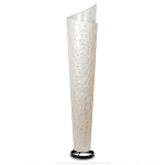 Торшер из перламутра на металлическом каркасе Indonesian Spiral варинант исполнения - 1 | Loft Concept в Волгограде