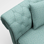 Мебельная ткань Шенилл бирюзовый цвет 142 см T4-61 варинант исполнения - 10 | Loft Concept в Волгограде